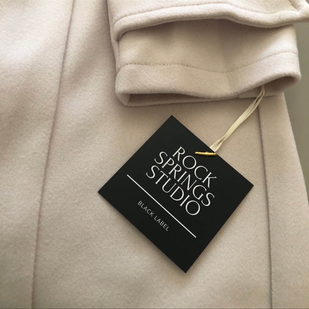 Belted Trench Pea Coat - Picture 5 of 7